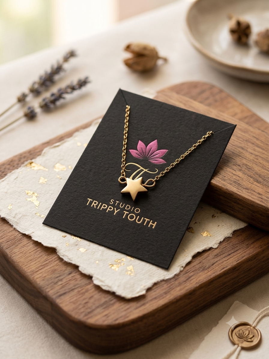 Colar Estrela Dourado